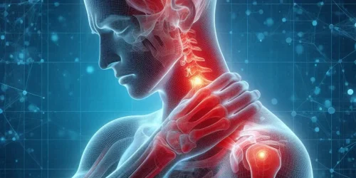 Image of chronic radiating neck pain