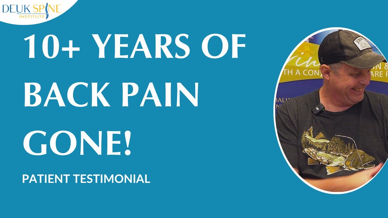 Michigan Patient Ends 10 Years of Back Pain with DLDR®